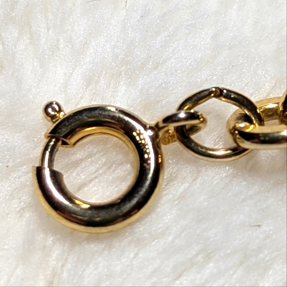 Vintage Goldtone Link Chain 30" Long Stamped Germany on Clasp - Picture 4 of 10